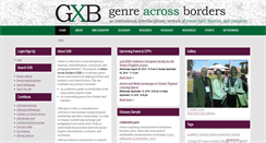 Desktop Screenshot of genreacrossborders.org