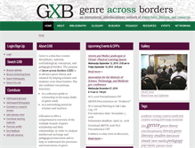 Tablet Screenshot of genreacrossborders.org